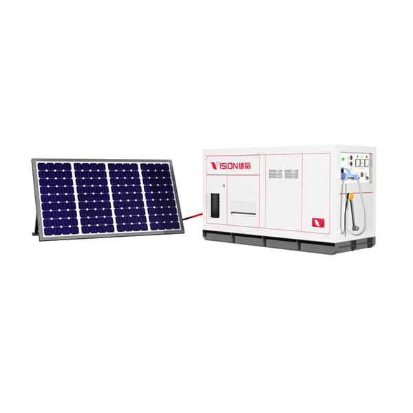 Skid-mounted PV-coupled Hydrogen Production & Refueling Unit